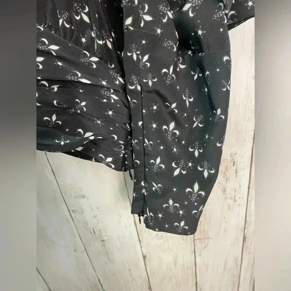 Redemption 100% silk blouse size12 black/special occasion - Picture 4 of 12